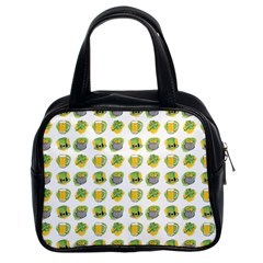 St Patricks Day Background Symbols Classic Handbag (two Sides)