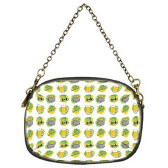 St Patricks Day Background Symbols Chain Purse (two Sides)