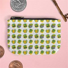 St Patricks Day Background Symbols Mini Coin Purse