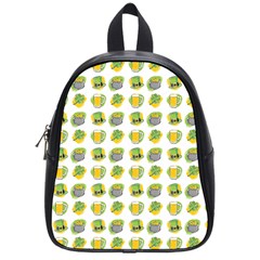 St Patricks Day Background Symbols School Bag (small)