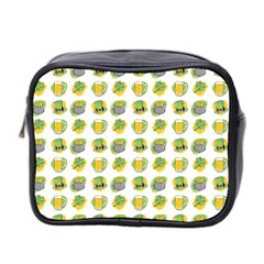 St Patricks Day Background Symbols Mini Toiletries Bag (two Sides)