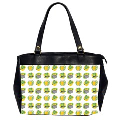 St Patricks Day Background Symbols Oversize Office Handbag (2 Sides) by HermanTelo