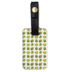 St Patricks Day Background Symbols Luggage Tag (one Side) by HermanTelo