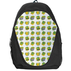 St Patricks Day Background Symbols Backpack Bag