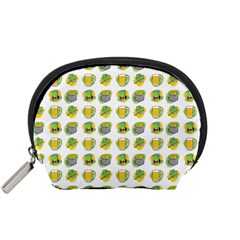 St Patricks Day Background Symbols Accessory Pouch (small) by HermanTelo