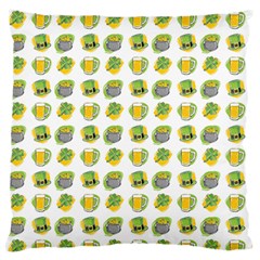 St Patricks Day Background Symbols Standard Flano Cushion Case (two Sides)