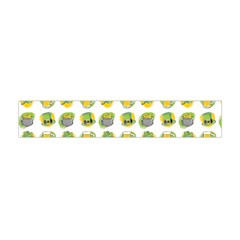 St Patricks Day Background Symbols Flano Scarf (mini)