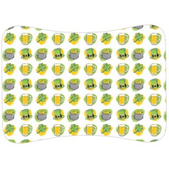 St Patricks Day Background Symbols Velour Seat Head Rest Cushion