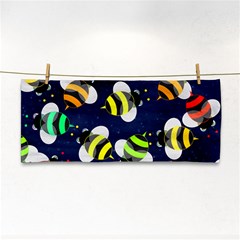 Textured Bee Hand Towel