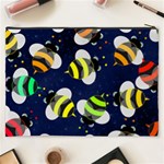 Textured Bee Cosmetic Bag (XXXL) Back