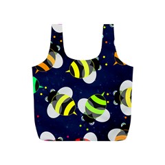 Textured Bee Full Print Recycle Bag (s)