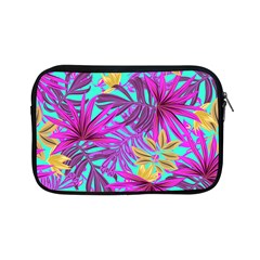 Tropical Greens Pink Leaves Apple Ipad Mini Zipper Cases by HermanTelo