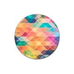 Texture Triangle Magnet 3  (round) by HermanTelo