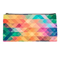 Texture Triangle Pencil Cases