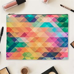 Texture Triangle Cosmetic Bag (xl)