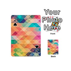 Texture Triangle Playing Cards Double Sided (mini)