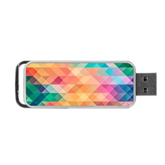 Texture Triangle Portable Usb Flash (one Side)