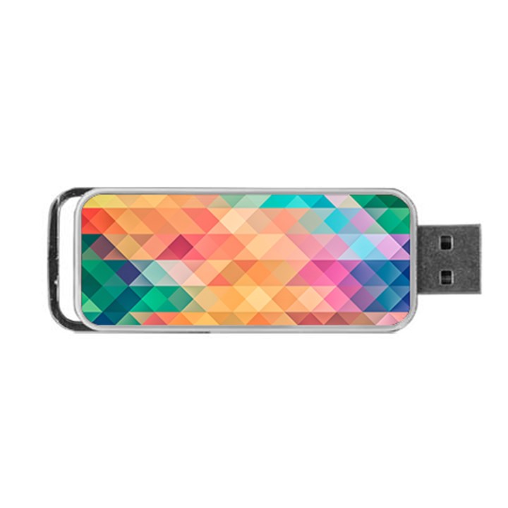 Texture Triangle Portable USB Flash (One Side)