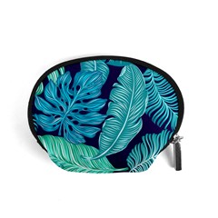 Tropical Greens Leaves Banana Accessory Pouch (small)