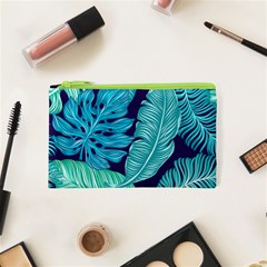 Tropical Greens Leaves Banana Cosmetic Bag (xs)