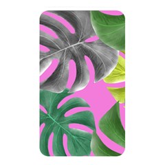 Tropical Greens Pink Leaf Memory Card Reader (rectangular)