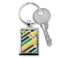 Vintage Desktop Color Key Chain (rectangle) by HermanTelo