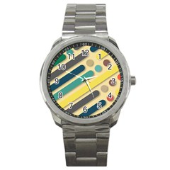 Vintage Desktop Color Sport Metal Watch