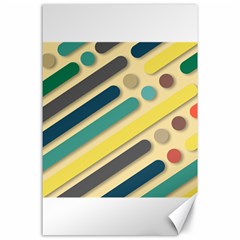 Vintage Desktop Color Canvas 24  X 36 