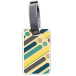 Vintage Desktop Color Luggage Tag (one side) Front