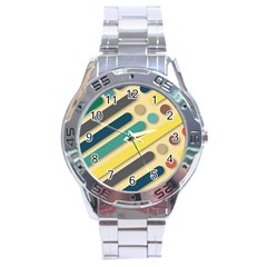 Vintage Desktop Color Stainless Steel Analogue Watch