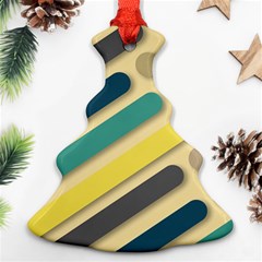 Vintage Desktop Color Ornament (christmas Tree)  by HermanTelo