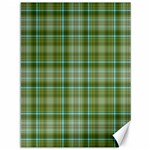 Vintage Green Plaid Canvas 36  x 48  35.26 x46.15  Canvas - 1