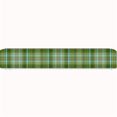 Vintage Green Plaid Small Bar Mats