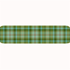 Vintage Green Plaid Large Bar Mats