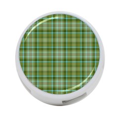 Vintage Green Plaid 4-port Usb Hub (one Side)