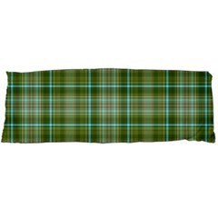 Vintage Green Plaid Body Pillow Case Dakimakura (two Sides)