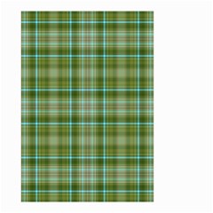 Vintage Green Plaid Small Garden Flag (two Sides)