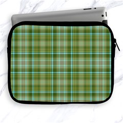 Vintage Green Plaid Apple Ipad 2/3/4 Zipper Cases by HermanTelo