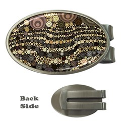 Vintage Style Money Clips (oval) 