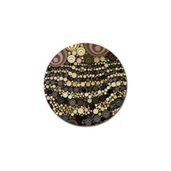 Vintage Style Golf Ball Marker (4 Pack)