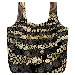 Vintage Style Full Print Recycle Bag (xl)