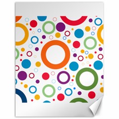 Wallpaper Circle Canvas 12  X 16 