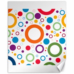 Wallpaper Circle Canvas 11  X 14 