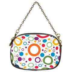 Wallpaper Circle Chain Purse (one Side)