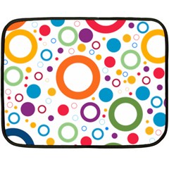 Wallpaper Circle Fleece Blanket (mini)