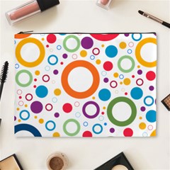 Wallpaper Circle Cosmetic Bag (xl)