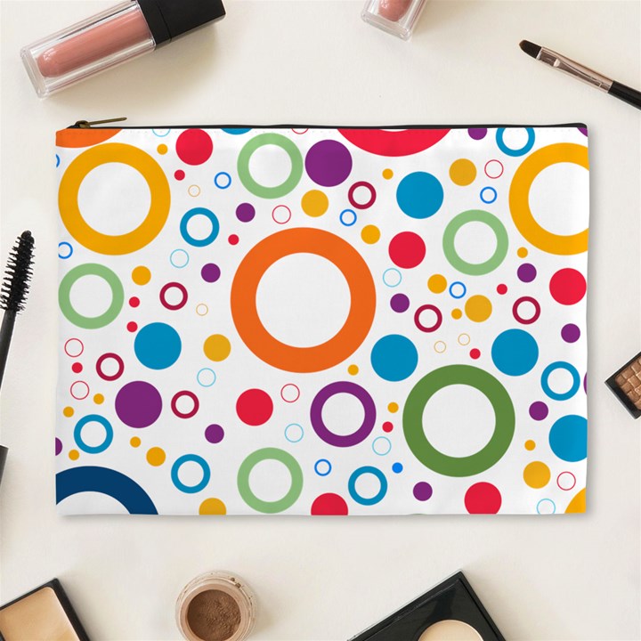 Wallpaper Circle Cosmetic Bag (XL)