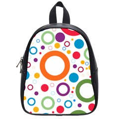 Wallpaper Circle School Bag (small)