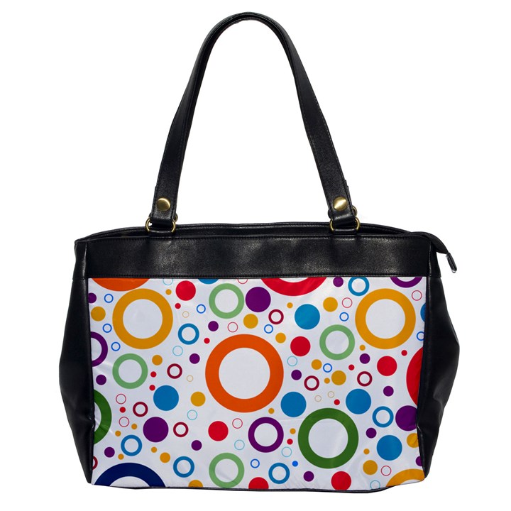 Wallpaper Circle Oversize Office Handbag