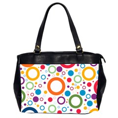 Wallpaper Circle Oversize Office Handbag (2 Sides)